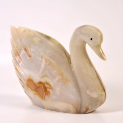 Onyx Souvenir swan, 30cm